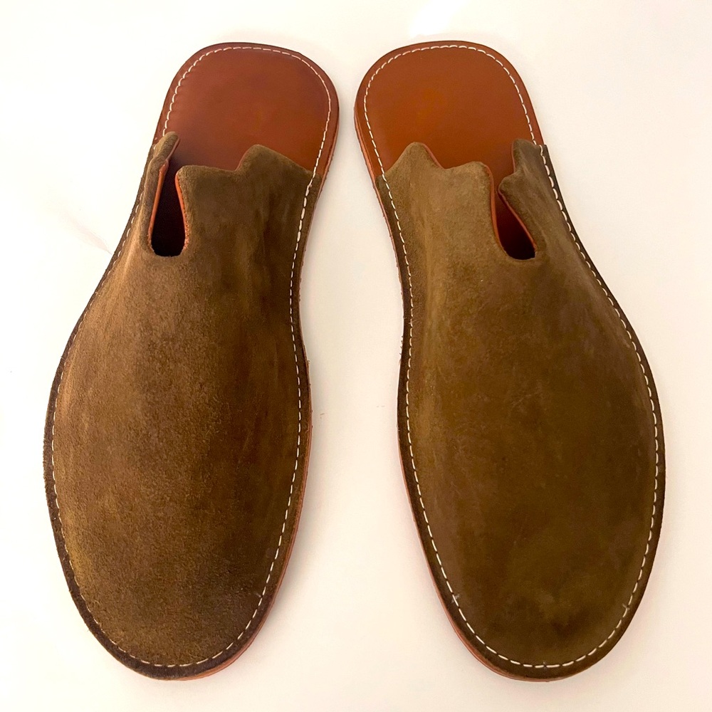 WP Standard Mr Grumpy slipper olive suede MXL